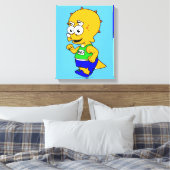 Toile Illustration D'Un Tricératops Runner. (Insitu(Chambre))