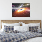 Toile Illustration d'un trou noir supermassif (Insitu(Chambre))