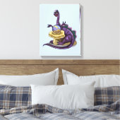 Toile Illustration D'Un Vendeur Fortune Plateosaurus. (Insitu(Chambre))