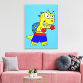 Toile Illustration D'Une Boxe De Spinosaurus. (Insitu(Salon))