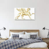 Toile Illustration d'une statue de griffon (Insitu(Chambre))