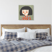 Toile Illustration Fleur (Insitu(Chambre))