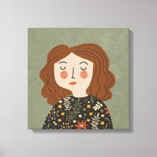 Toile Illustration Fleur