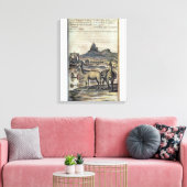 Toile Illustration from a history of Pérou (Insitu(Salon))
