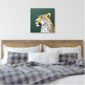 Toile Illustration Leopard (Insitu(Chambre))