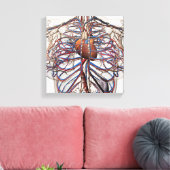 Toile Illustration Médicale Des Artères Du Sein Féminin (Insitu(Salon))