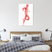 Toile Illustration Médicale Des Muscles Hommes Courant 2 (Insitu(Chambre))