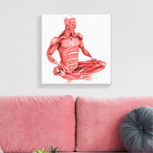 Toile Illustration Médicale Des Muscles Masculins Assis (Insitu(Salon))