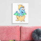 Toile Illustration Mignonne D'Une Éclosion De Ptérodacty (Insitu(Salon))