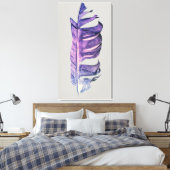 Toile Illustration originale de dessin de plumes (Insitu(Chambre))