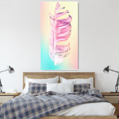 Toile Illustration originale de dessin de plumes (Insitu(Chambre))