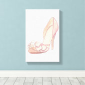 Toile Illustration originale de la chaussure Badgley Mis (Insitu (Plancher de Bois))