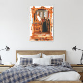 Toile Illustration représentant un choeur chantant le (Insitu(Chambre))