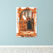 Toile Illustration représentant un choeur chantant le (Insitu (Plancher de Bois))