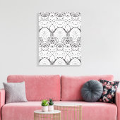 Toile Illustration tribale inspirée 6 (Insitu(Salon))