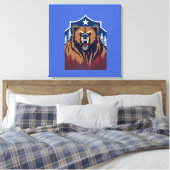 Toile Illustration vectorielle hyper détaillée, ultra ne (Insitu(Chambre))