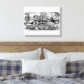 Toile Illustration victorienne d'art antique d'animal de (Insitu(Chambre))