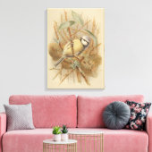 Toile Illustration vintage de Bluetit (Insitu(Salon))