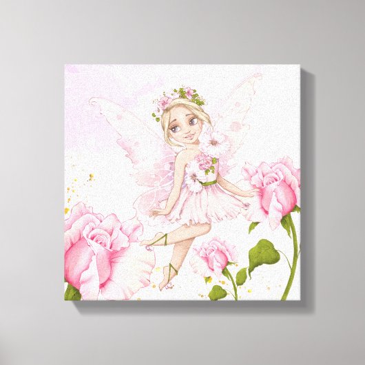 Toile Illustrations de fées pour la nurserie de bébé fil (Recto)