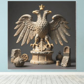 Toile IllyrianAltarRelics-FaisceauDArtAigleSacréVIIHERSY (Insitu (Plancher de Bois))