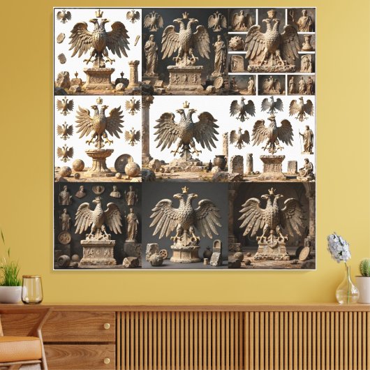 Toile IllyrianAltarRelicsSacredEagleArtBundle IX HERSYM (Insitu(Salon))