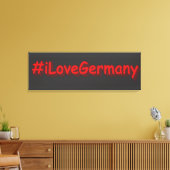 Toile "#iLoveGermany" Cute Design. Buy Now (Insitu(Salon))