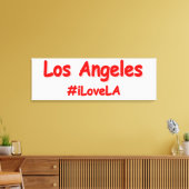 Toile "#iLoveLA" Joli design. Acheter maintenant (Insitu(Salon))