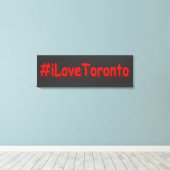 Toile "#iLoveToronto" Joli design. Commandez dès mainten (Insitu (Plancher de Bois))