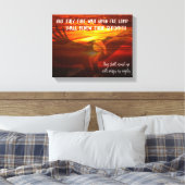 Toile Ils monteront avec des ailes comme Eagles Écriture (Insitu(Chambre))