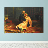 Toile Ilya Repin - Ivan le Terrible et son fils Ivan (Insitu (Plancher de Bois))
