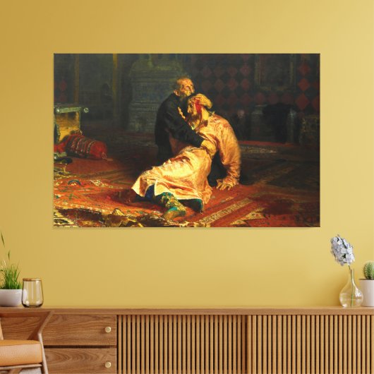Toile Ilya Repin - Ivan le Terrible et son fils Ivan (Insitu(Salon))