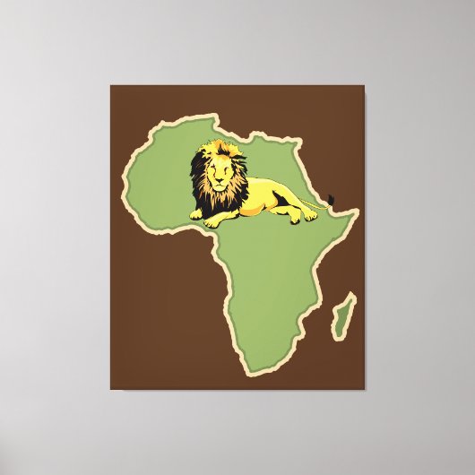 Toile Image Afrique Imprimer (Recto)