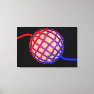 Toile Image conceptuelle d'alvéole