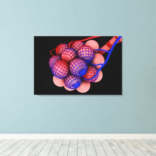 Toile Image Conceptuelle D'Alveoli 1 (Insitu (Plancher de Bois))