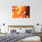 Toile Image Conceptuelle De La Grippe À L'Origine De La  (Insitu(Chambre))