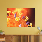 Toile Image Conceptuelle De La Grippe À L'Origine De La  (Insitu(Salon))