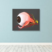 Toile Image Conceptuelle De L'Anatomie Des Yeux Humains (Insitu (Plancher de Bois))