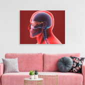 Toile Image Conceptuelle De L'Oeil Et Du Crâne Humains (Insitu(Salon))