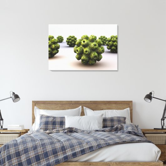 Toile Image Conceptuelle De Polyomavirus (Insitu(Chambre))