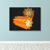 Toile Image Conceptuelle Des Centrioles 1 (Insitu (Plancher de Bois))