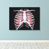 Toile Image Conceptuelle Des Poumons Humains Et De La Ca (Insitu (Plancher de Bois))