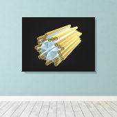 Toile Image Conceptuelle Du Centriole (Insitu (Plancher de Bois))