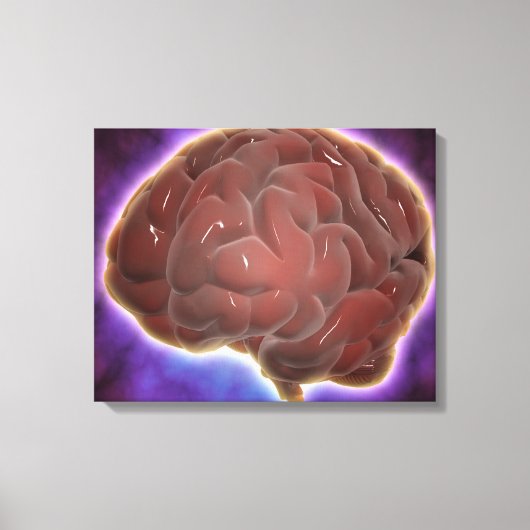 Toile Image Conceptuelle Du Cerveau Humain 6 (Recto)