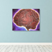 Toile Image Conceptuelle Du Cerveau Humain 6 (Insitu (Plancher de Bois))