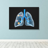 Toile Image Conceptuelle Du Coeur Humain 4 (Insitu (Plancher de Bois))