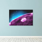 Toile Image Conceptuelle Du Noyau Cellulaire (Insitu (Plancher de Bois))