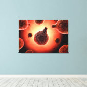 Toile Image Conceptuelle Du Plasmodium À L'Origine Du Pa (Insitu (Plancher de Bois))