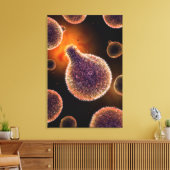 Toile Image Conceptuelle Du Plasmodium Provoquant Le Pal (Insitu(Salon))