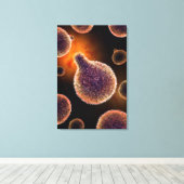 Toile Image Conceptuelle Du Plasmodium Provoquant Le Pal (Insitu (Plancher de Bois))