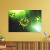 Toile Image Conceptuelle Du Virus Commun (Insitu(Salon))